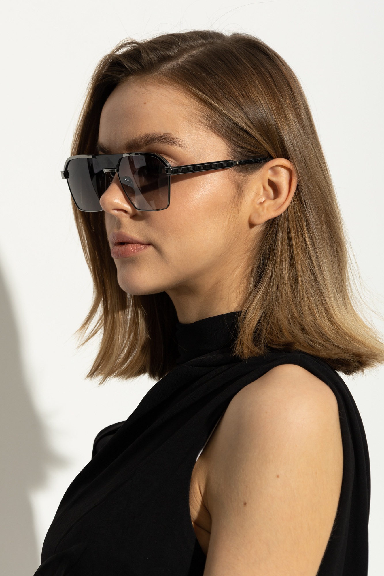 BALMAIN アヒエタ フレム サンクラス BPS177A60SERGEANT GLDBLK Sergeant Sunglasses - Women | BALMAIN
